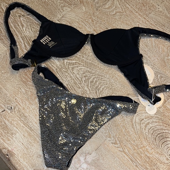 Nwt Nookie Beach disco Guizio sparkle bikini small - Picture 8 of 8